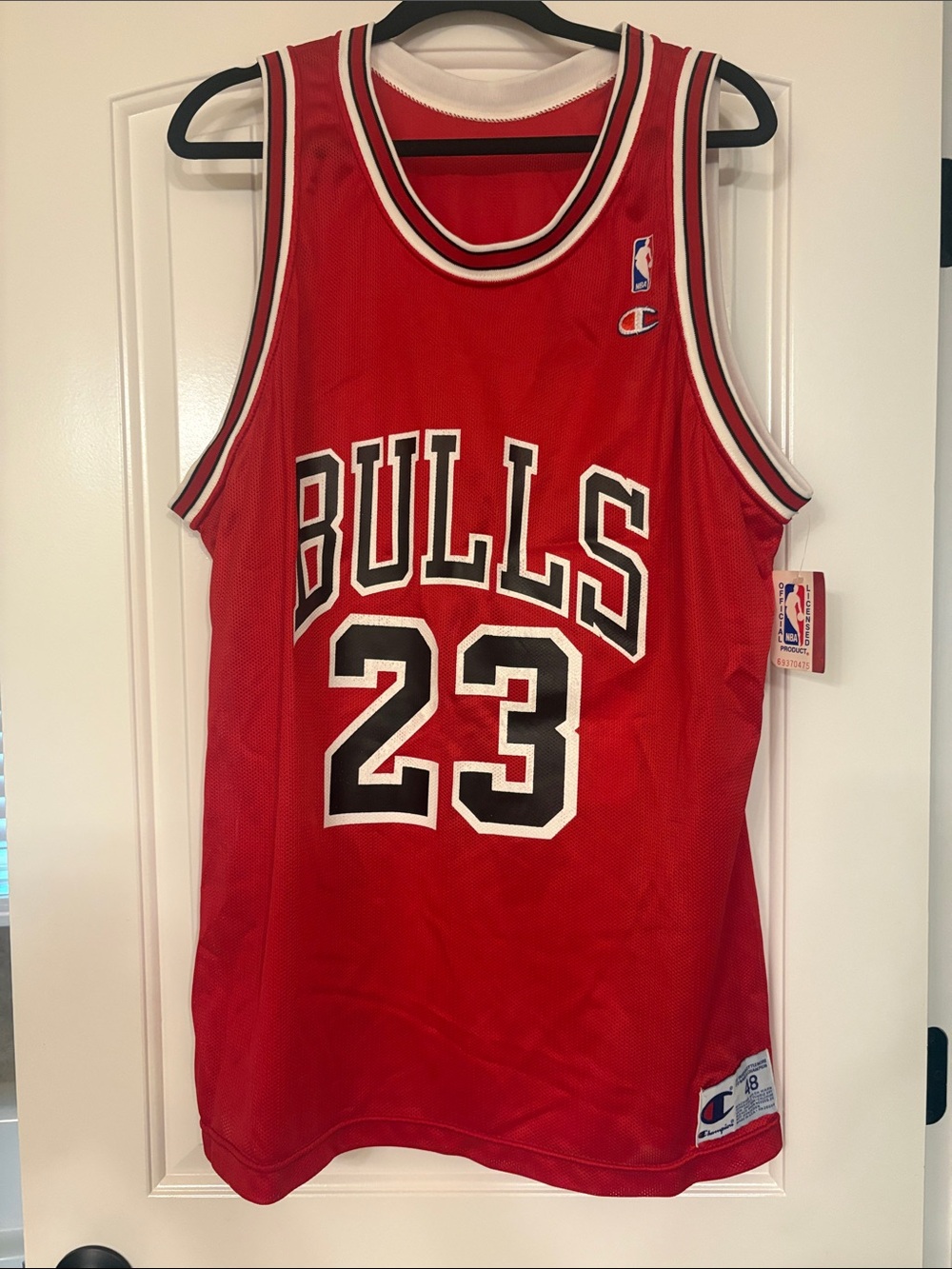 Champion Red Chicago Bulls #23 Basketball Jersey